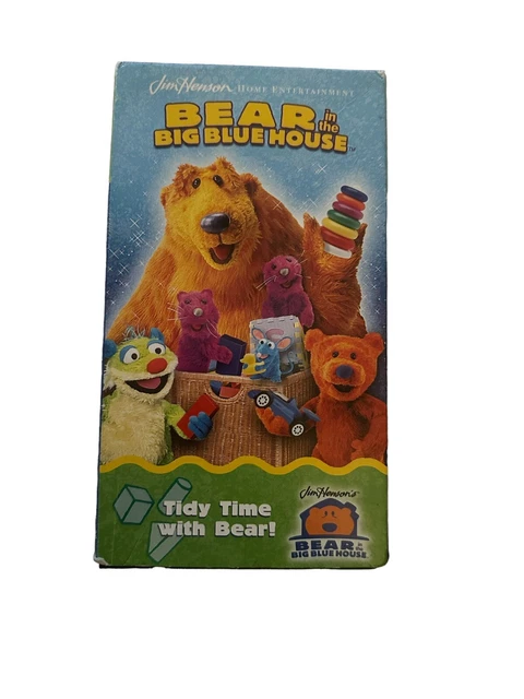 DISNEY BEAR IN The Big Blue House: Tidy Time With Bear VHS Tape 2002 ...