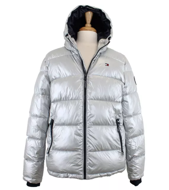 Tommy Hilfiger Men's Jacket Quilted Puffer Hooded Classic, Ultra Loft MSRP $250