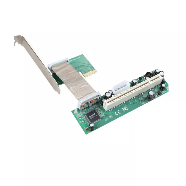 PCI-E zu PCI Adapter Dual PCI Slot Erweiterungskarte PCIE 1x zu 16x Riser Card