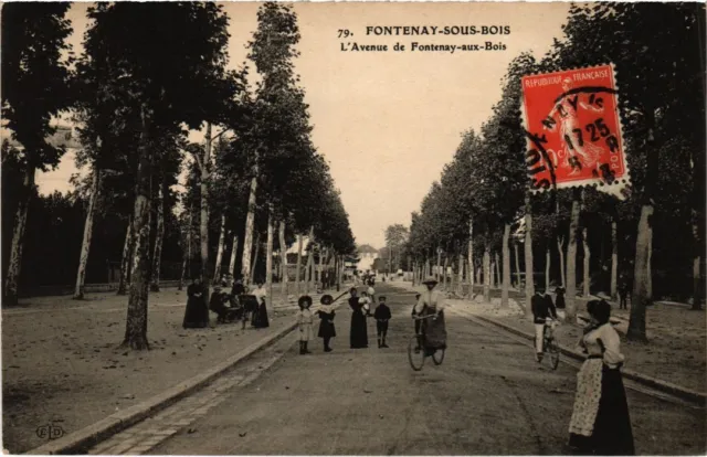 CPA AK Fontenay L'Avenue de Fonteany-aux-Bois FRANCE (1282712)