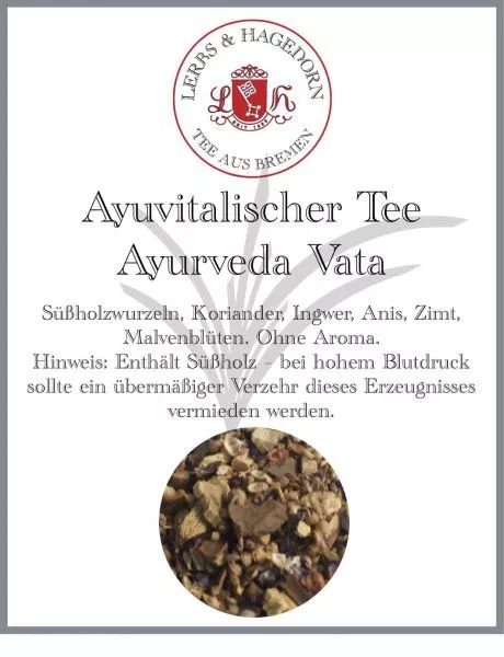 Ayurveda Vata Thé 1.5 KG