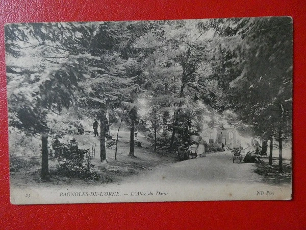 Cpa Bagnoles De L'orne (61) L'allee Du Dante