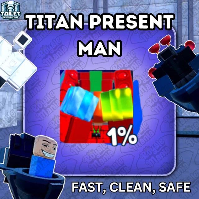 Unità Esclusiva TITAN STAMPANTE MAN Per Toilet Tower Defense (TTD) Roblox - NUOVA - Foto 2