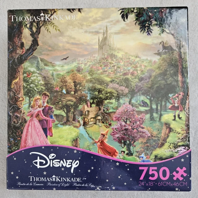 SLEEPING BEAUTY - Ceaco Thomas Kinkade Disney Jigsaw 1000 pcs BRAND NEW ...