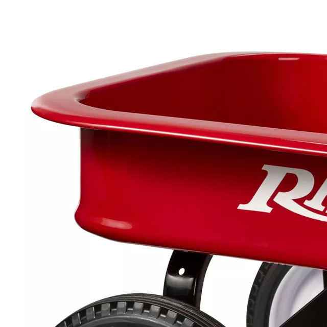 Radio Flyer 18Z 10 Inch Steel Wheels Timeless Classic Design Kids Red Wagon 3