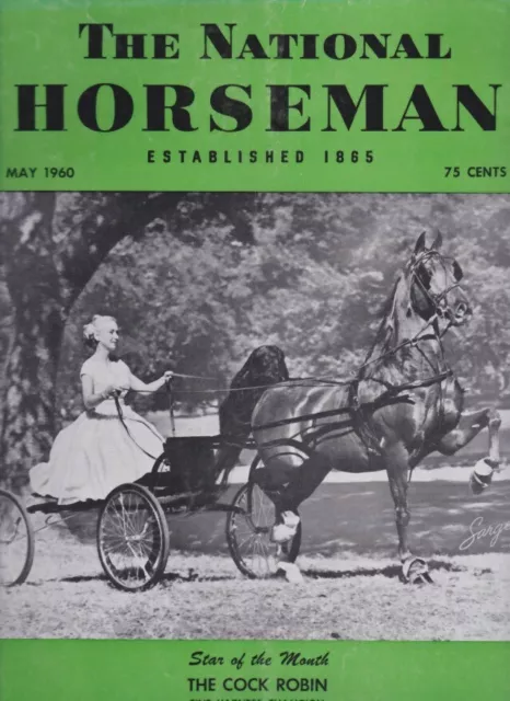 Saddlebred, Tennessee Walking Horse "VINTAGE" National Horseman May 1960!!!