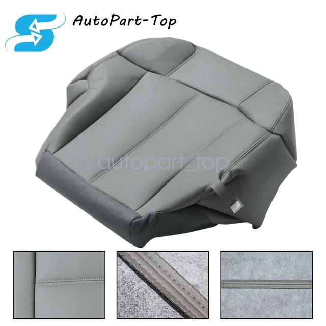 For Chevy Suburban Tahoe 1999-2002 Passenger Bottom Replacement Seat Cover Gray