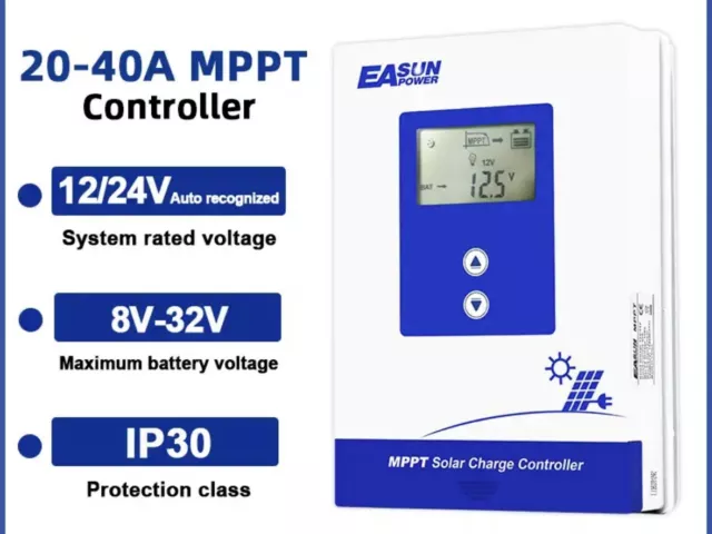 Controller per caricabatterie solare 20A 30A 40A 60A 80A 100A 12V/24V/36V/48V