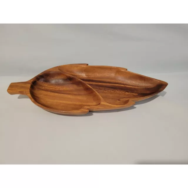 Monkey Pod Wood Snack Bowl Hand Made in the Philippines
