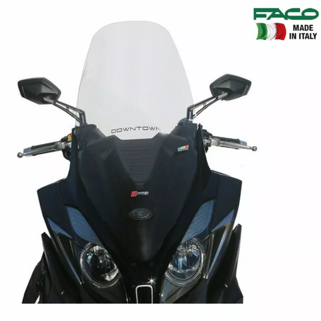 Faco 23441 Parabrezza 4Mm 400X890 Kymco Downtown I Abs / E4 350 2015 2018