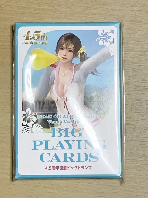 Dead Or Alive Xtreme Venus Vacation BIG PLAYING CARDS 4.5th anniversary Unopened