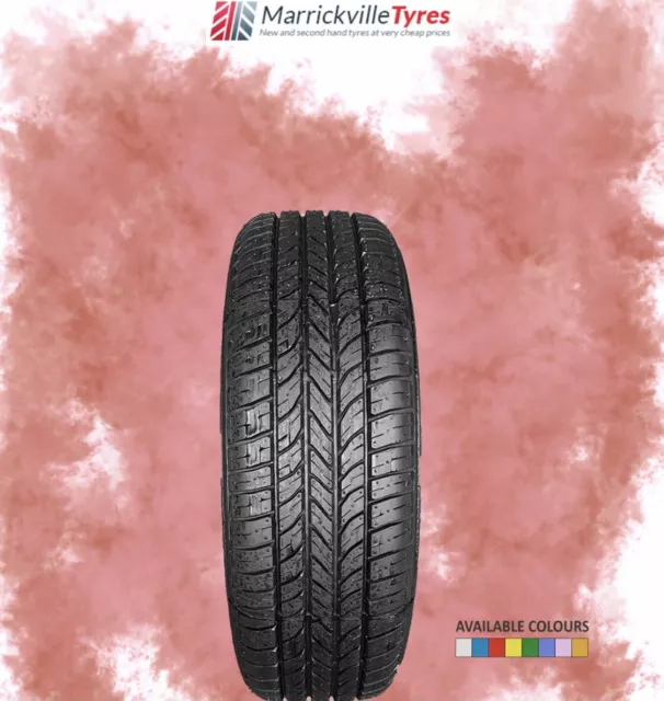 195/60R15 - Pink Coloured Smoke Burnout Tyre