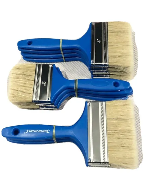 Silverline Disposable Paint Brushes, Paint Brush,ALL SIZES &  QUANTITIES,Bulk Buy