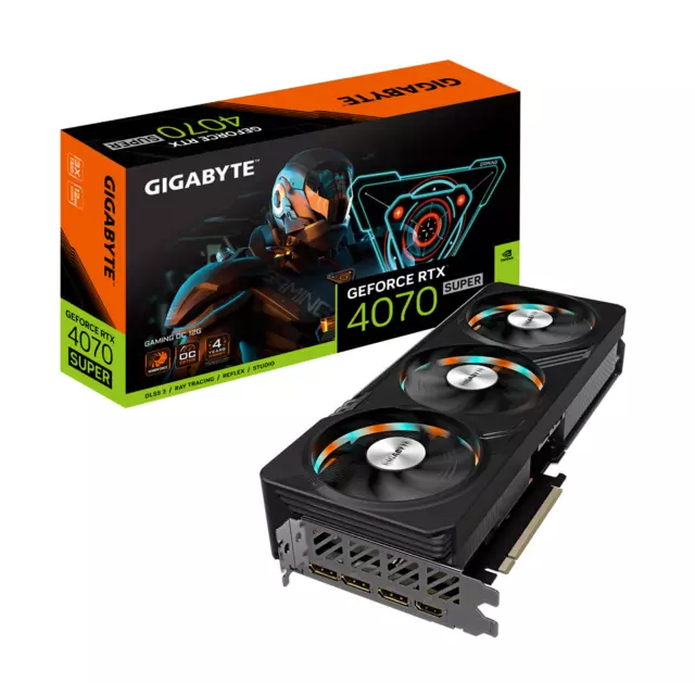 GIGABYTE RTX 4070 SUPER Gaming OC 12G - 12GB GDDR6X - GeForce Grafikkart