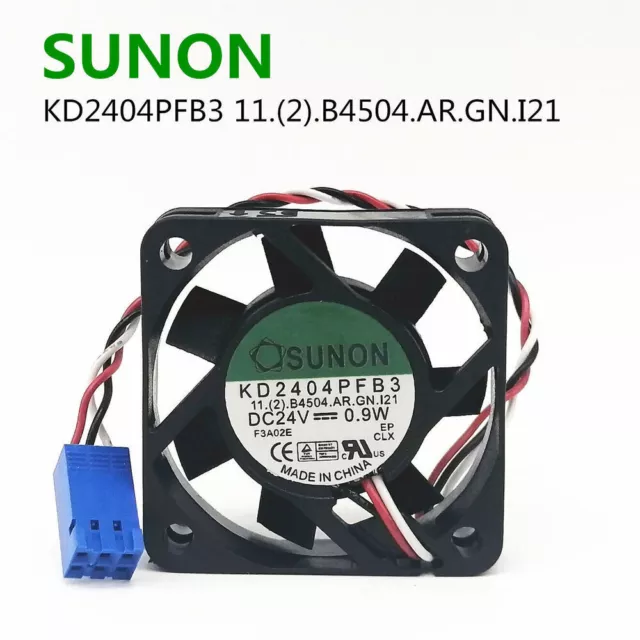 SUNON KD2404PFB3 24V 0.9W 4CM 4010 3-wire alarm signal inverter fan
