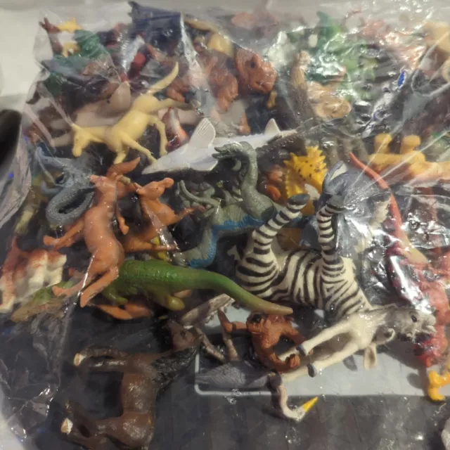 Large Lot Of Wild Animal Safari Zoo Jungle Fish Ocean Bundle