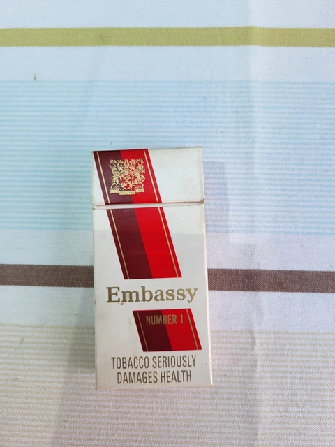 EMBASSY NUMBER 1 10 Cigarette Packet In Good Condition See Photos £5.45