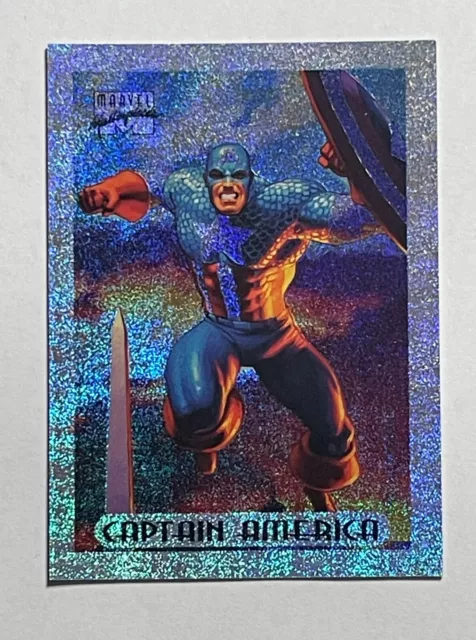 1994 Marvel Masterpieces Captain America Limited Edition Holofoil