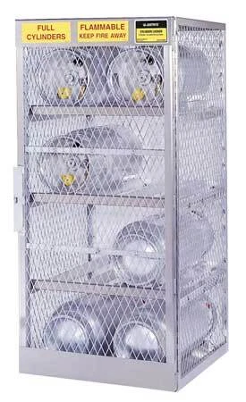 Justrite 23001 Gas Cylinder Cabinet,30X32,Capacity 4