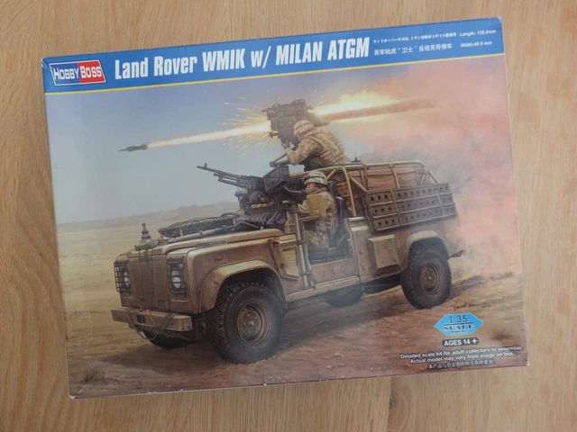 Hobby Boss Land Rover WMIK Modellbausatz 1:35 - Mit MILAN ATGM