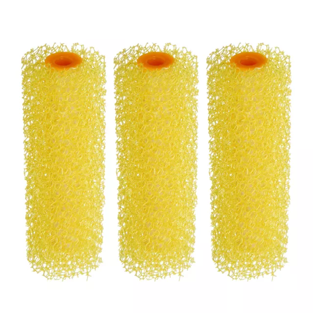 Paint Roller Cover 4 Inch Big Texture Sponge Brush for Household Wall 3Pcs