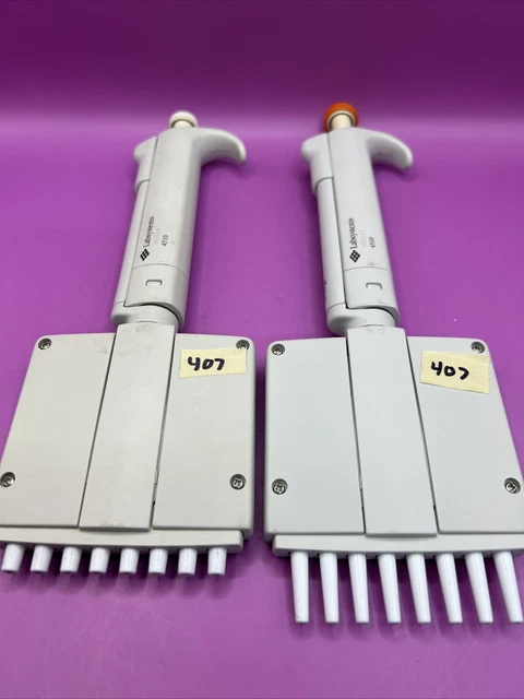Thermo Finnpipette  5-50 and 50-300 uL Multichannel 8 Channel Pipette Pipettor