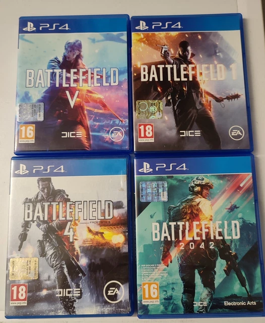 lotto 4 giochi Ps4 PlayStation LEGGI DESCRIZIONE Battlefield