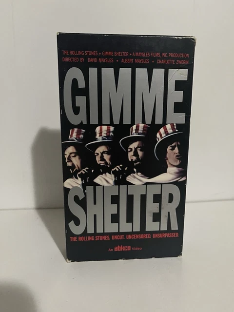 (未使用･未開封品)Gimme Shelter [VHS] 未使用・未開封品)Gimme Shelter [VHS] Amazon.co.jp: The