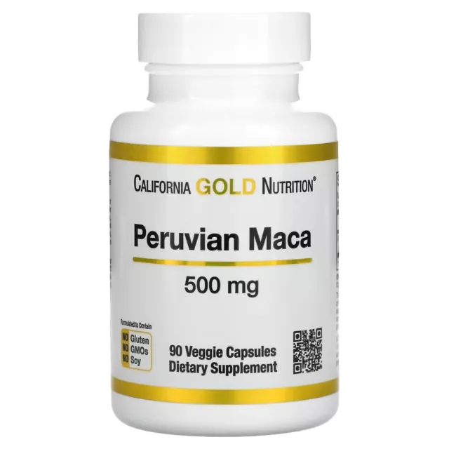 Maca peruana Organica 90 veggiecaps 500mg Libido Deseo Sexual energia  vitalidad