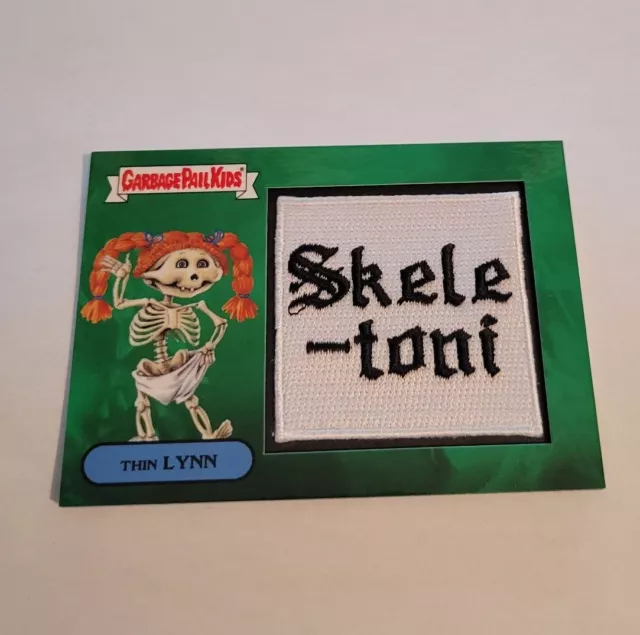 2018 Topps Garbage Pail Kids Oh The Horror-ible THIN LYNN 4b PATCH  17/50 GPK