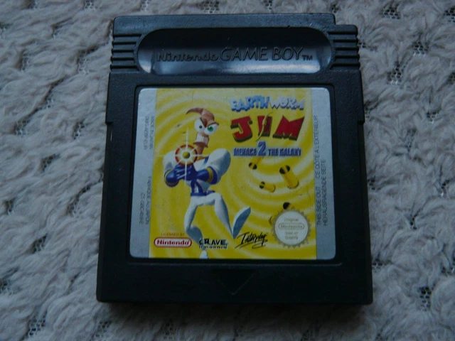 Nintendo-Earthworm Jim: Menace 2 the Galaxy (Gameboy)  Jeu Testé + Actif REF 486