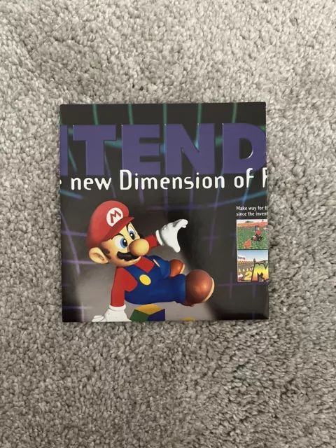 Rare Nintendo 64 N64 New Dimension Leaflet Flyer Poster Promotional