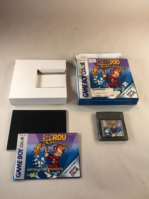 Jeu Game Boy Color Santa Claus Junior Complet - Boîte, Livret, Cartouche - Bon État