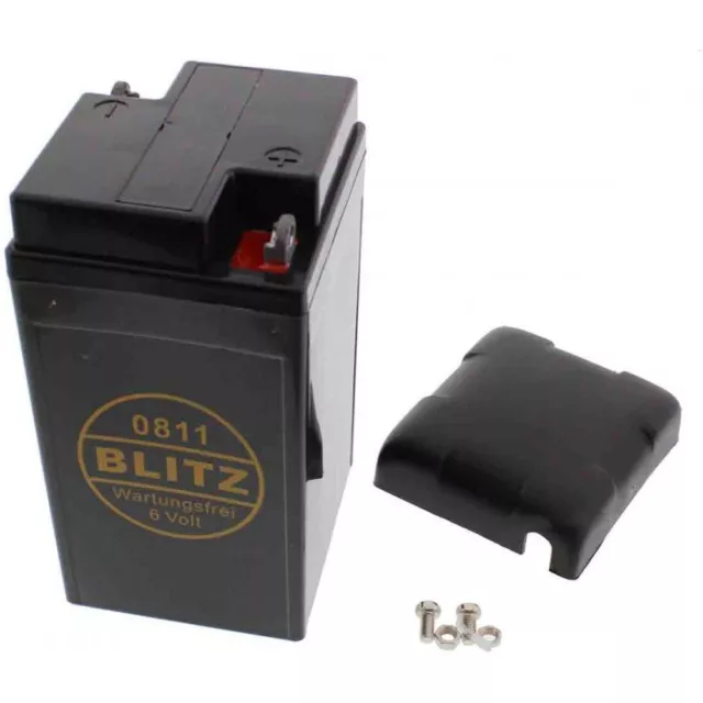 Gel Batterie Blitz wartungsfrei 6V 12Ah AWO EMW IWL  RT125 BK 0811