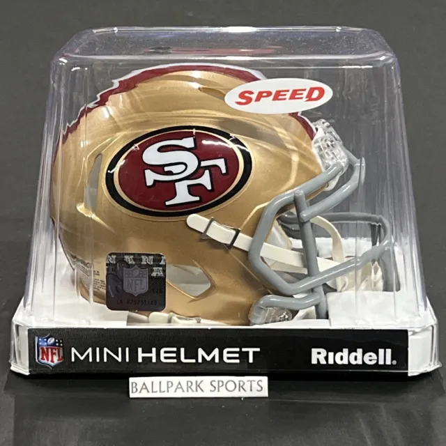 San Francisco 49ers Riddell NFL Speed Mini Football Helmet BRAND NEW