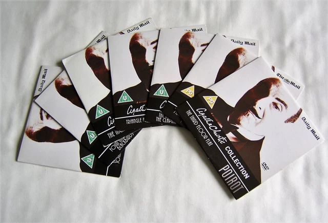 AGATHA CHRISTIE COLLECTION 7x DVDs POIROT Triangle at Rhodes etc EUR 5