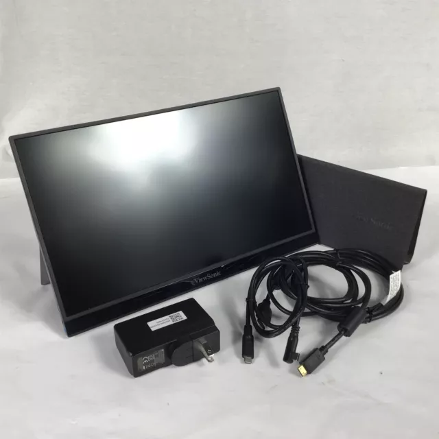 ViewSonic VG1655 15.6" Full HD 1920x1080 MiniHDMI USB-C IPS Portable Monitor