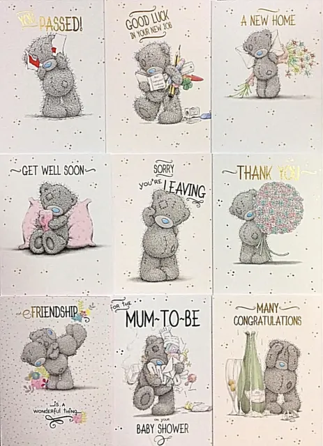 Me To You Card ~ Baby Shower/Leaving/New Home/Congrats/Passed/Get Well/Thanks