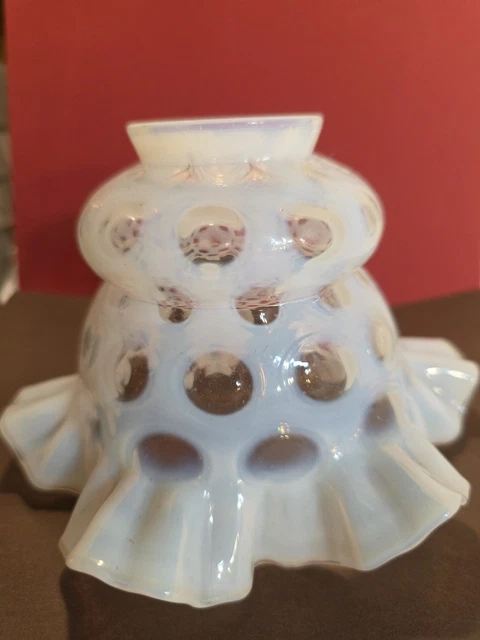 ビンテージ フェントン ドット VINTAGE FENTON COIN Dot Vase Blue