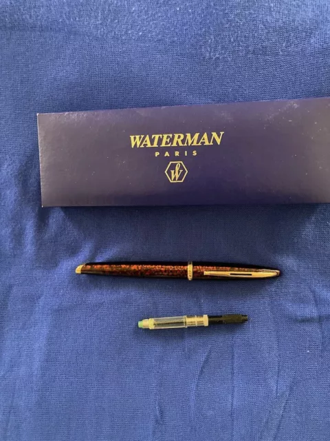 Waterman Carene Amber Shimmer Fountain Pen