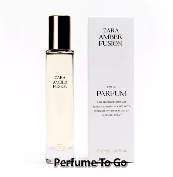 ZARA AMBER FUSION for WOMEN 1.01 oz (30 ml) Eau de Parfum EDP Spray NEW & SEALED