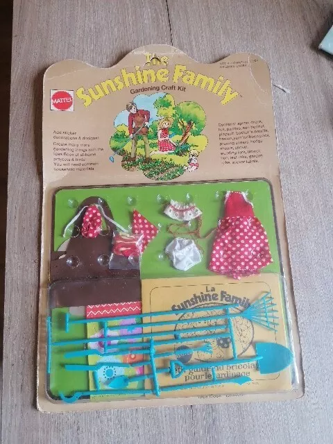 Sunshine Family Mattel Gardening Craft Kit Vintage anni 70'