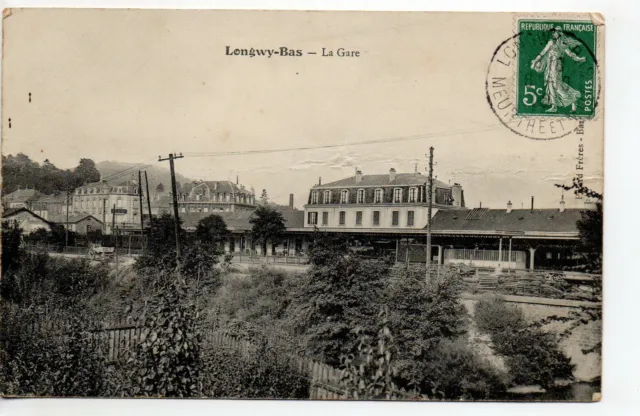 LONGWY - Meurthe et Moselle - CPA 54 - la Gare