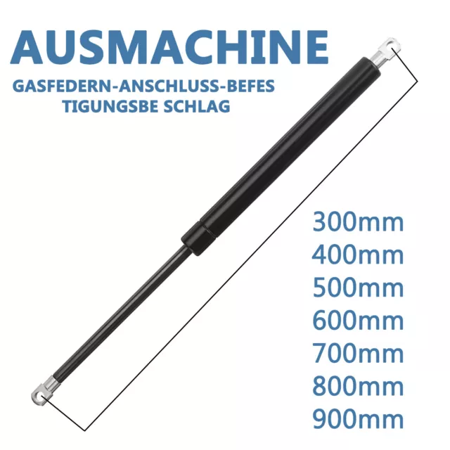 Gasdruckfeder Gasfeder Länge 300 mm - 600 mm 100N-900N Universal  DE