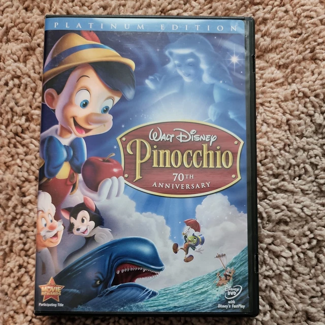 Pinocchio (DVD, 2009, 2-Disc Set, 70th Anniversary Platinum Edition)