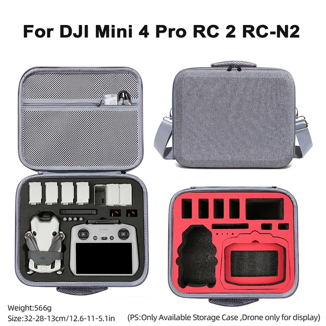 Carrying Case Storage Bag Shoulder Suitcase for DJI Mini 4 Pro Drone Accessories
