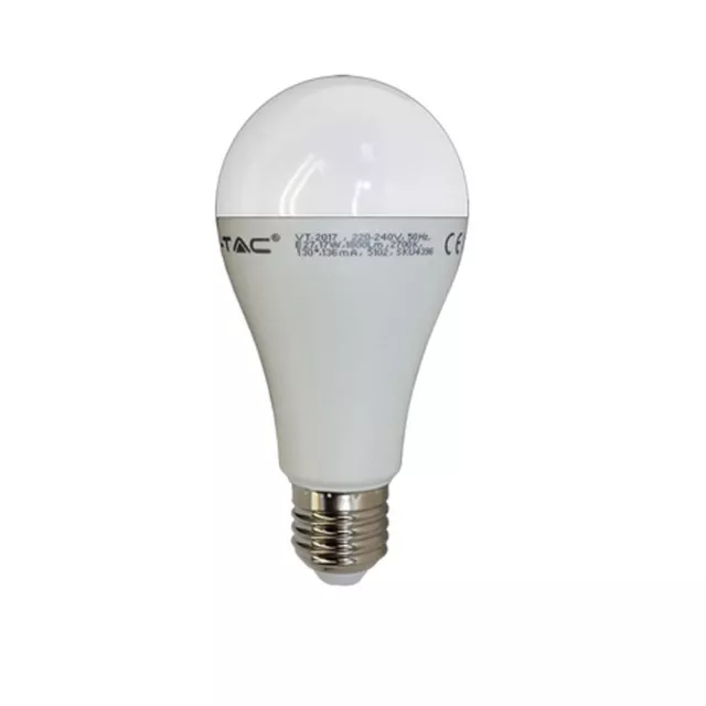 Bombilla Para LED 15W E27 V-Tac LED Luz Fría 6000K Cálida 2700K Natural 4500K