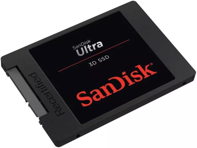 SanDisk Ultra 3D NAND 250GB Internal SSD - SATA III 6 Gb/s, 2.5"/7mm, 550MB/s