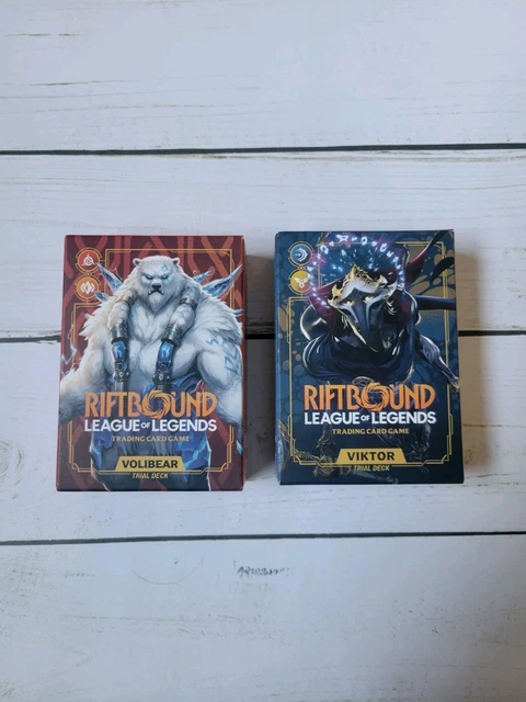 2025 GEN CON League Of Legends Riftbound TCG Full Trial Deck Set With ...
