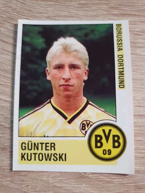 Panini Fussball 89 Günter Kutowski 44 Borussia Dortmund Bundesliga 1989 Sticker
